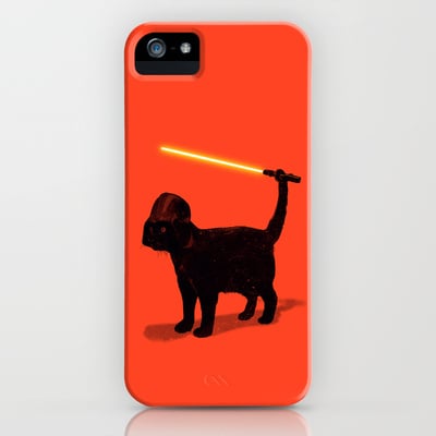 The Force is strong with this colorful Cat Vader case ($35).