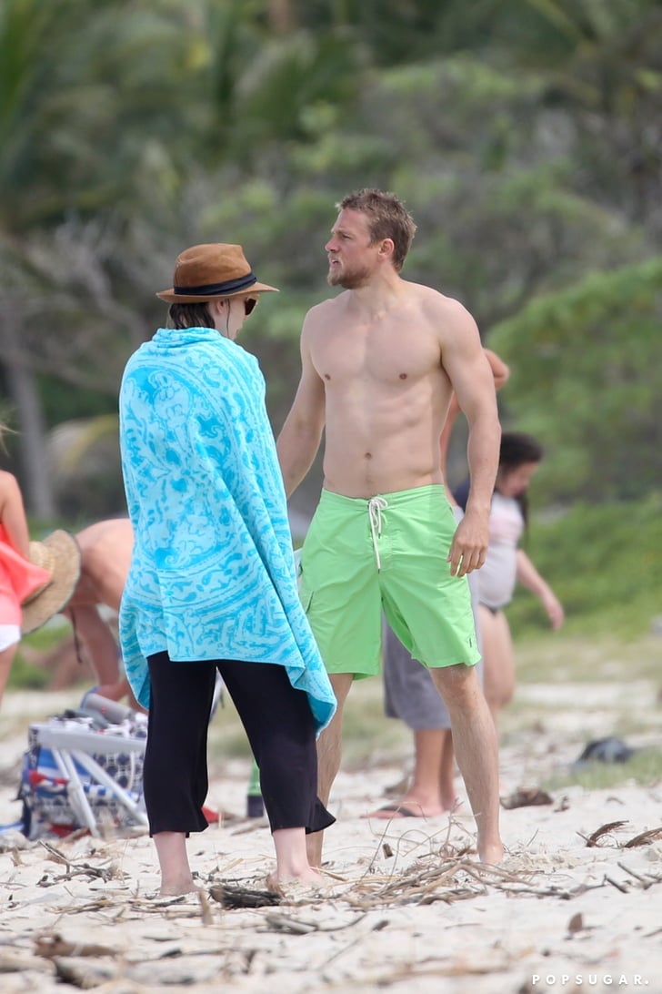 Charlie Hunnam and Morgana McNelis Pictures in Hawaii 2018 ...