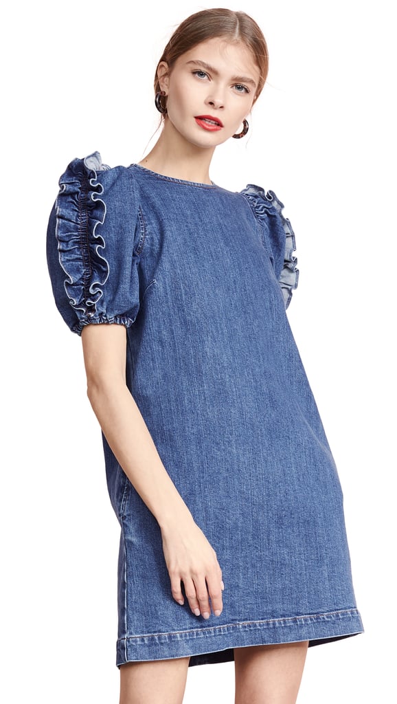 ulla johnson denim dress