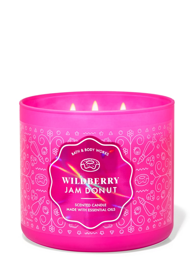 Bath & Body Works Wildberry Jam Donut 3-Wick Candle