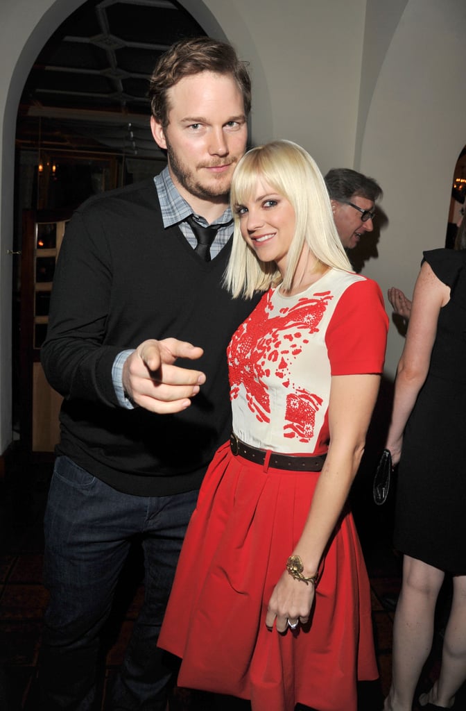 Anna leaned in to pose with Chris at the 2011 GQ Men of the Year party in LA.