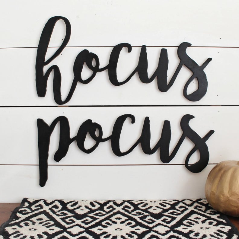 Hocus Pocus Halloween Sign