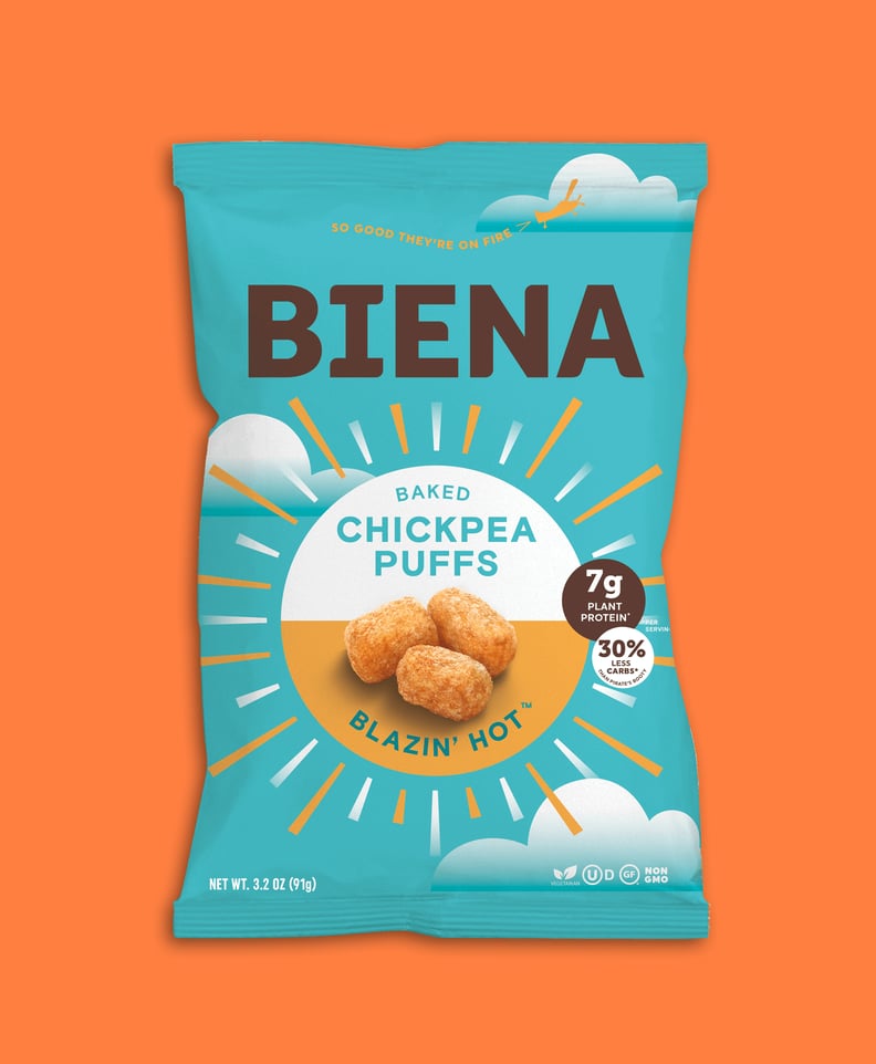 Biena Chickpea Cheese Puffs Review POPSUGAR Fitness