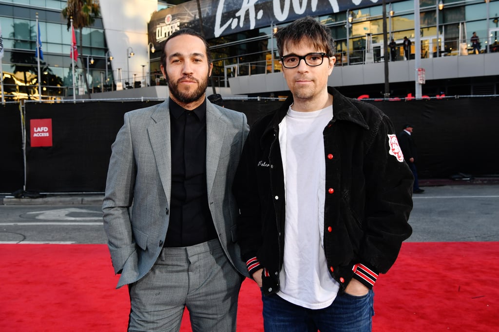 Pete Wentz and Rivers Cuomo at the 2019 American Music Awards