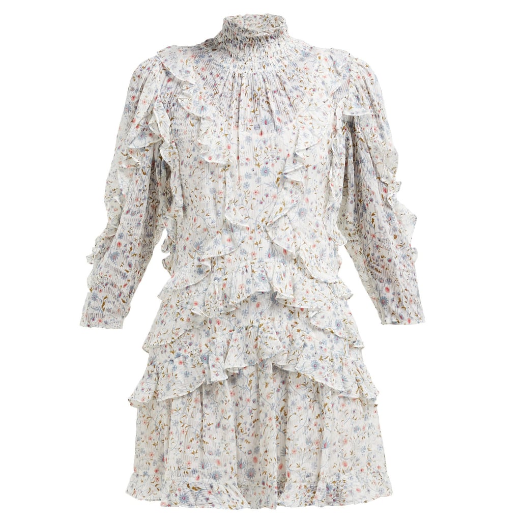 Rebecca Taylor Vivianna Floral-Print Silk-Blend Dress