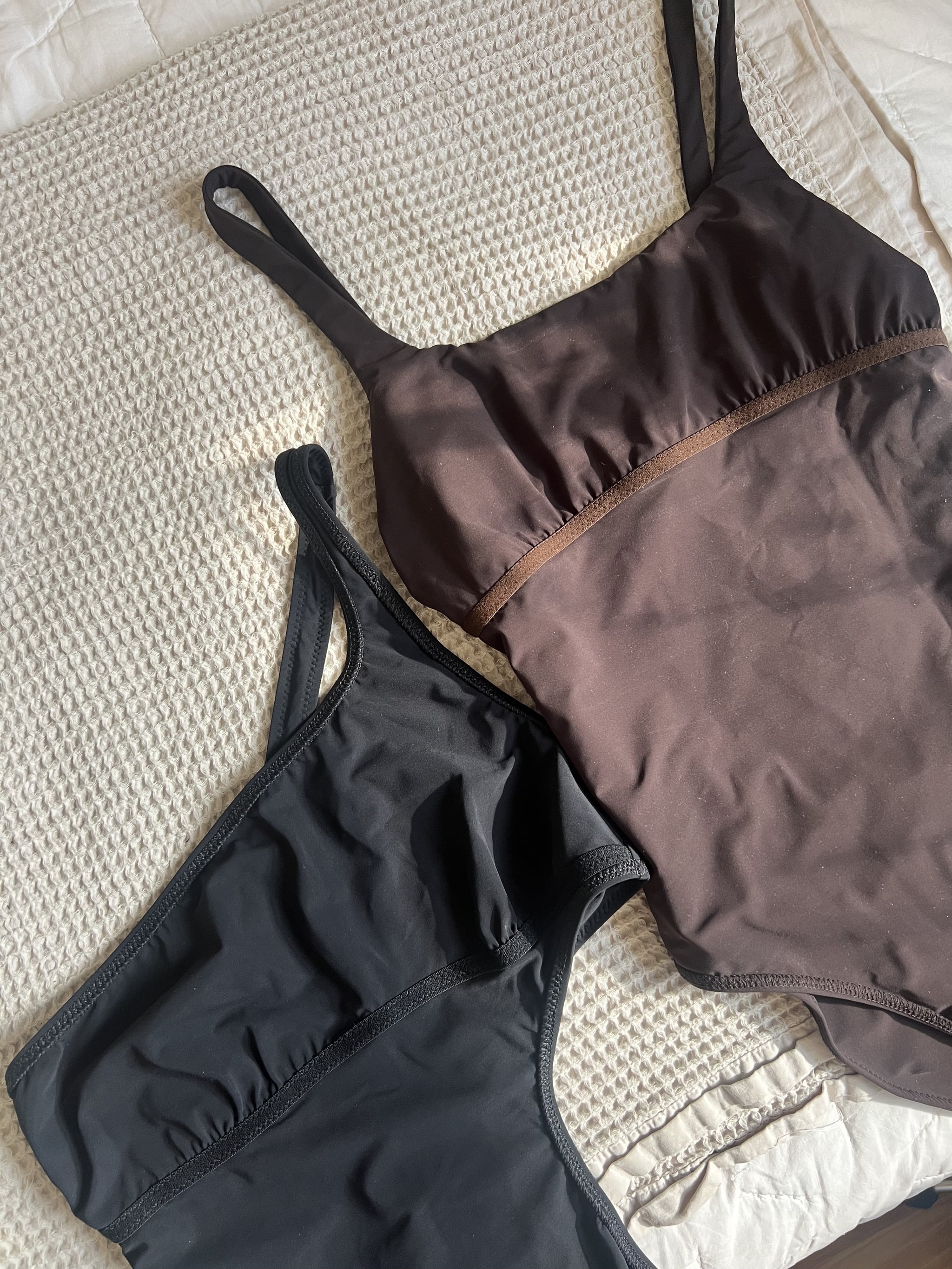 Built-in shelf bra of the Araks Natalie One Piece and the Araks Juliette One Piece 