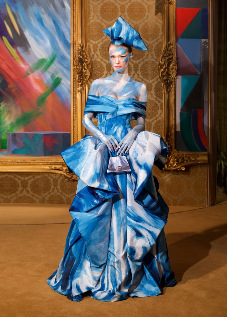 Hailey Bieber Walks in the Fall 2021 Moschino Runway Show