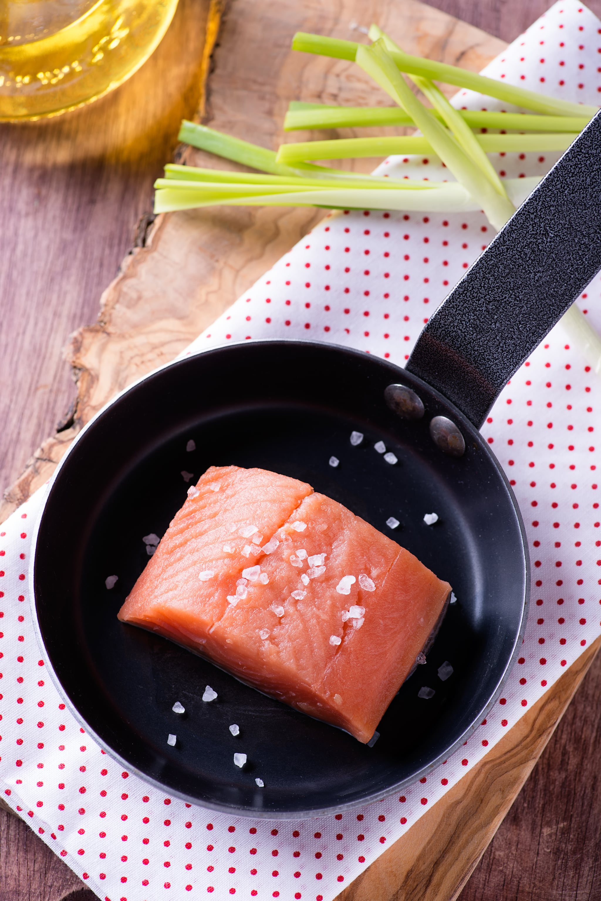 How do you know when salmon is fully cooked?