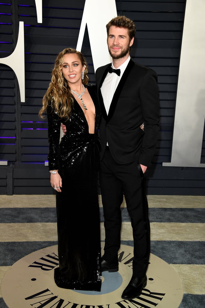 Miley Cyrus and Liam Hemsworth at 2019 Oscars Afterparty