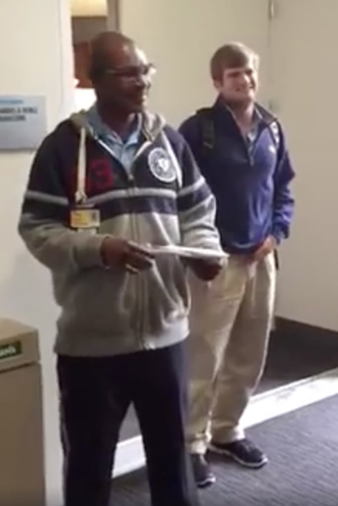 When College Students Thanked a Security Guard With an Unexpected Act of Kindness