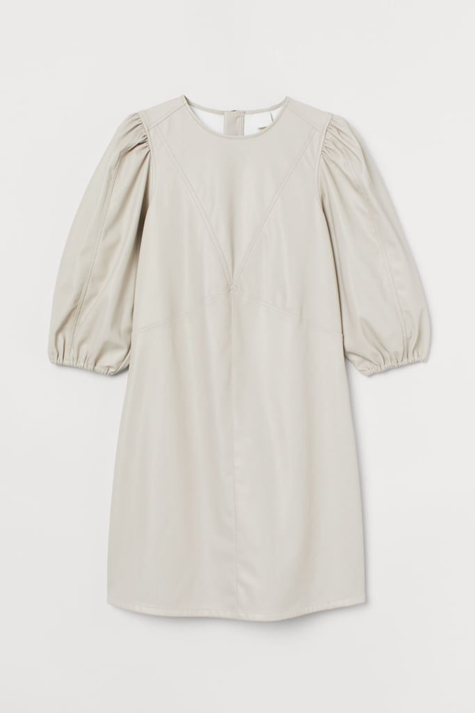 Faux Leather Dress