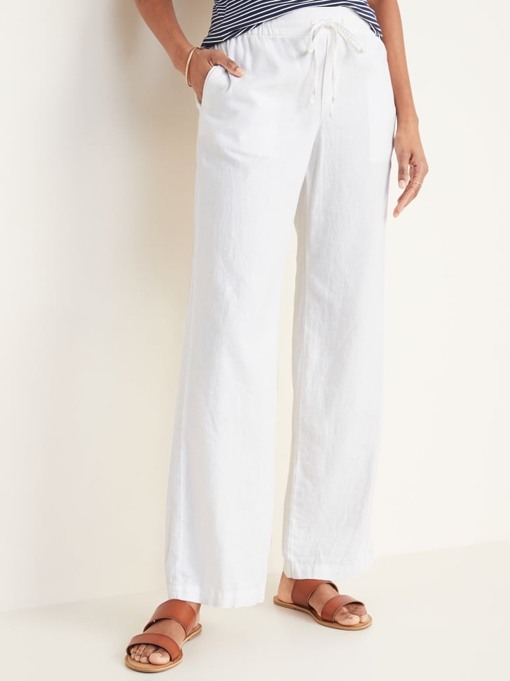 petite old navy linen pants