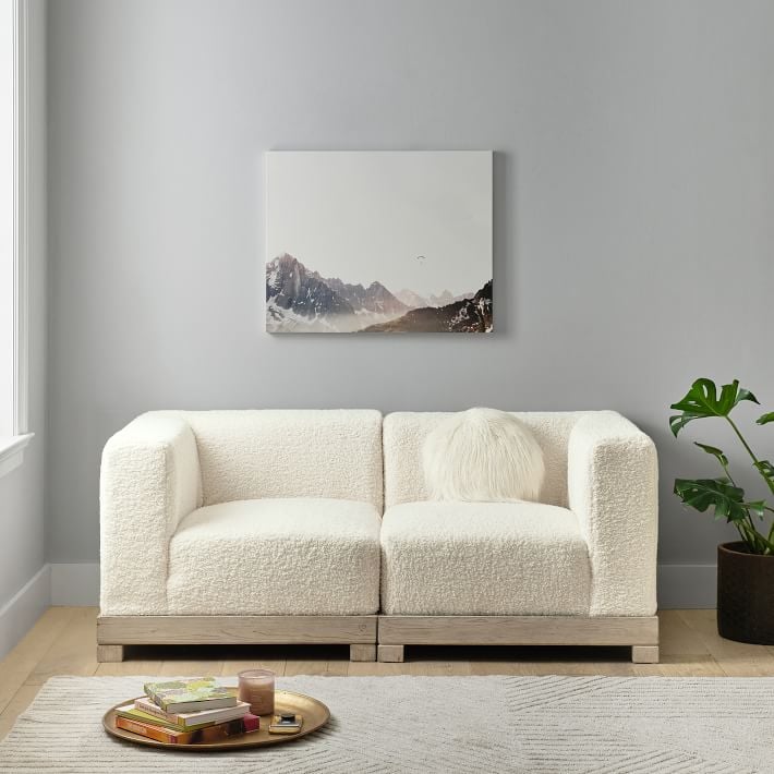 Sheepskin loveseat online