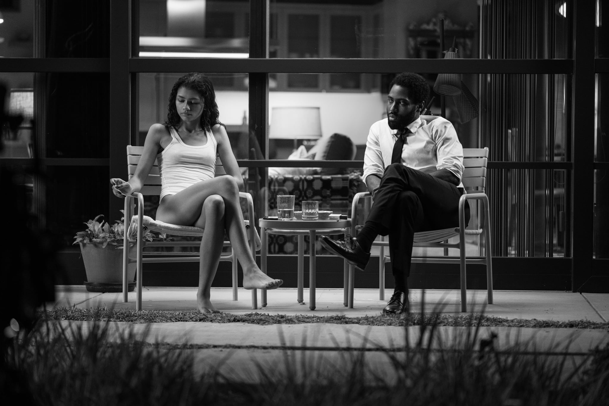 MALCOLM & MARIE (L-R): ZENDAYA as MARIE, JOHN DAVID WASHINGTON as MALCOLM. DOMINIC MILLER/NETFLIX © 2021