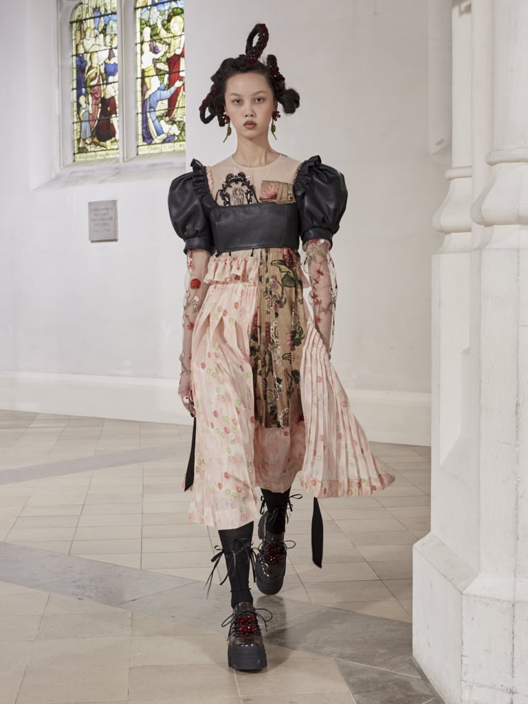 Simone Rocha Fall 2021 Features Patchwork and Regencycore