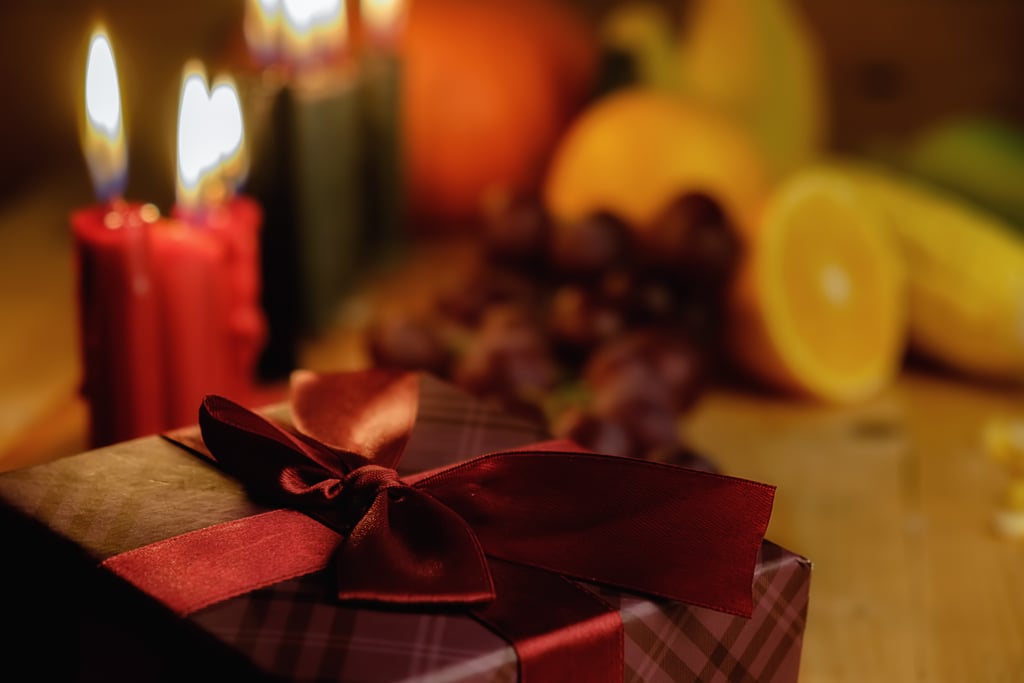 Holiday Zoom Background: Kwanzaa Gift
