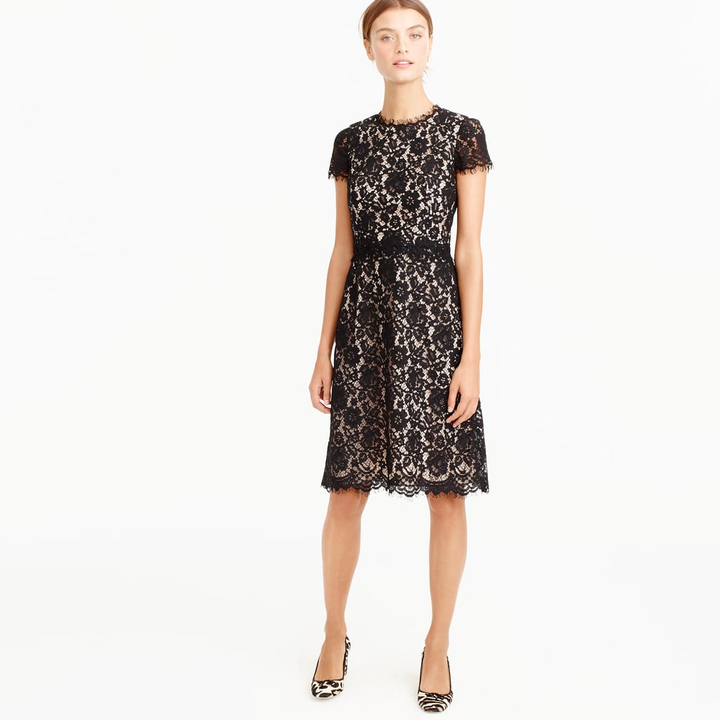 J.Crew Collection Lace Fit and Flare Dress ($228)