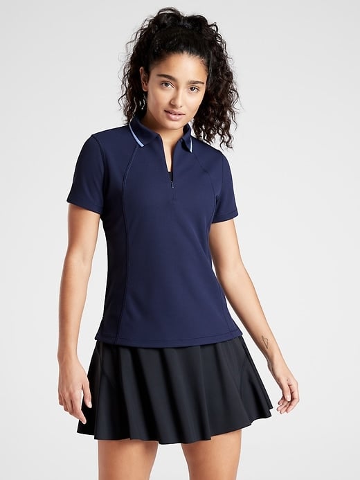 Athleta Tennis Polo Short Sleeve | Must-Have Tennis Gear Perfect For Spring Training | POPSUGAR 