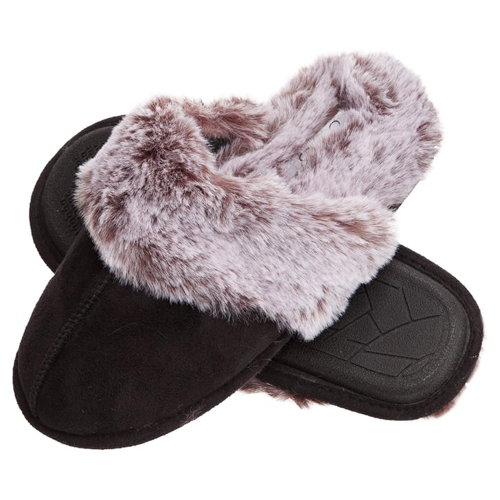 Jessica Simpson Memory Foam Women's House Slippers in Black Jessica Simpson Memory Foam