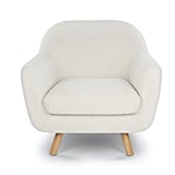 Article Gabriola Ivory Boucle Lounge Chair | Best Furniture From
