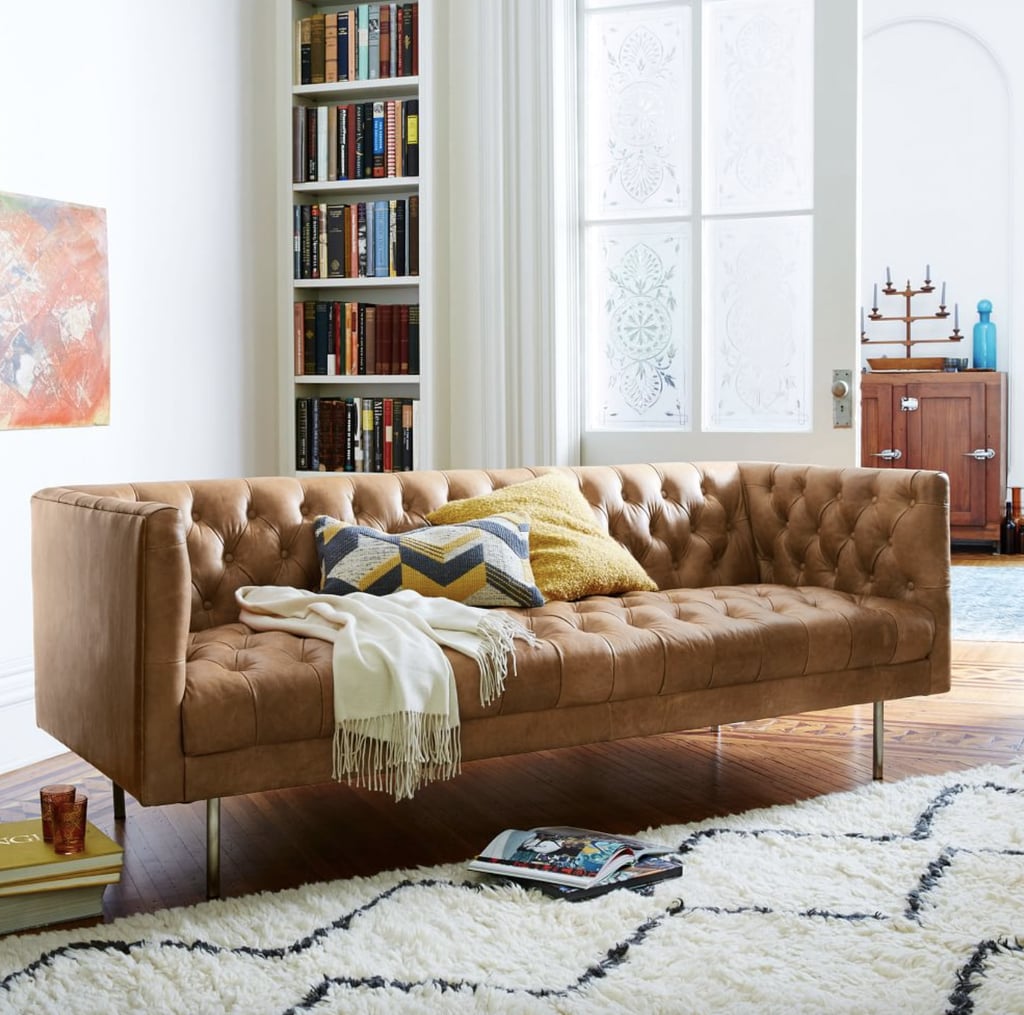 Best Leather Sofa: Modern Chesterfield Leather Sofa