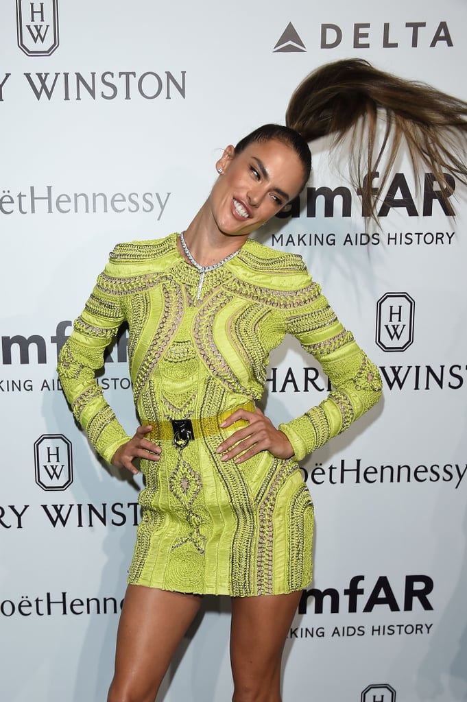 Alessandra Ambrosio at AmfAR Milano Gala 2015
