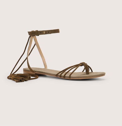 Loft Tasseled Ankle Strap Sandals