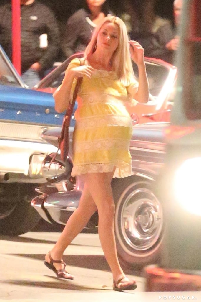 Margot Robbie as Pregnant Sharon Tate Pictures Oct. 2018