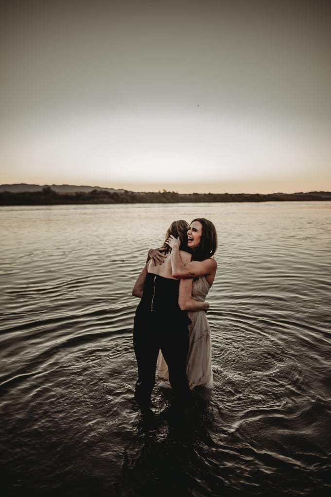 Sexy River Beach Engagement Photo Shoot