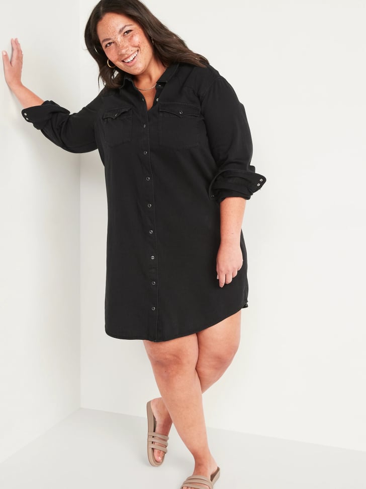 Old navy jean shirt dress top