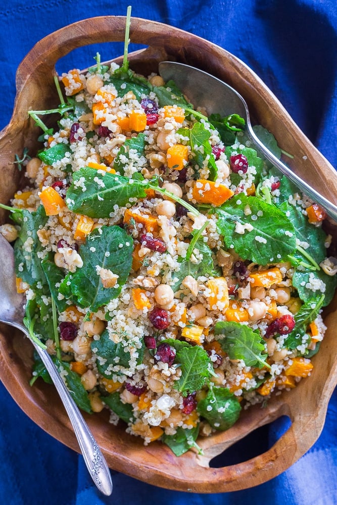 Winter Quinoa Salad With Butternut Squash | Veganuary Meal Ideas ...