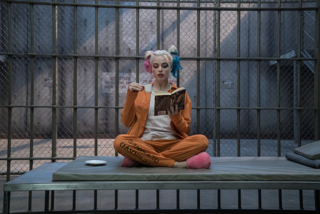 Harley Quinn is all locked up.