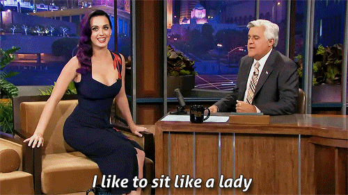 She realizes when it's appropriate to be a lady.