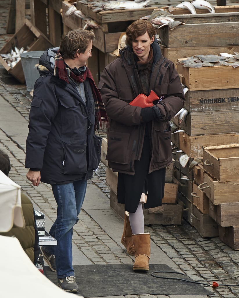 Eddie Redmayne on The Danish Girl Set Pictures