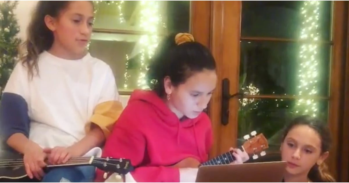 Jennifer Lopez's Daughter Singing With Alex Rodriguez's Kids | POPSUGAR Celebrity