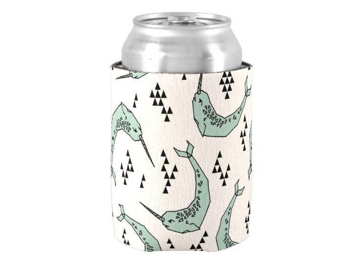 Shop it: Narwhal — Whale Champagne Blue / Andrea Lauren Can Cooler ($7)