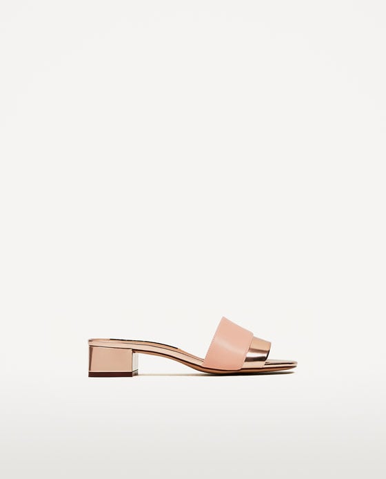 Zara Block Heel Sandal