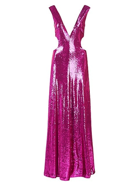 Halston Natalia Sequinned Gown