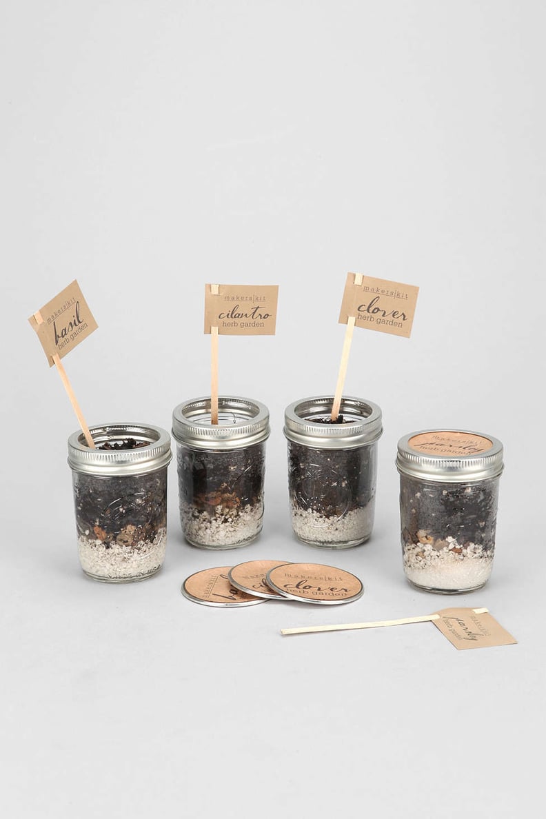 Mason Jar Herb Garden Kit