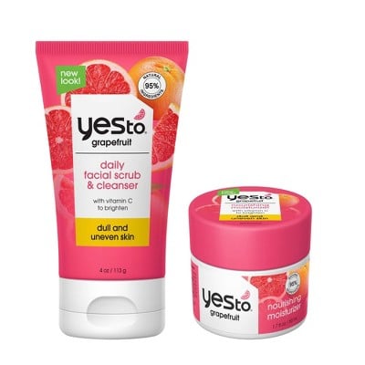 Yes to Grapefruit Daily Facial Scrub and Moisturizer