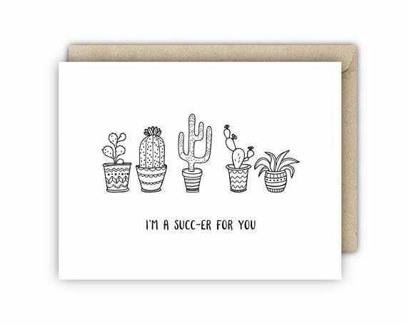 Succulent Card 53 Not So Serious Valentine S Day Cards That Will Make Your Partner Laugh Out Loud Popsugar Love Sex Photo 17