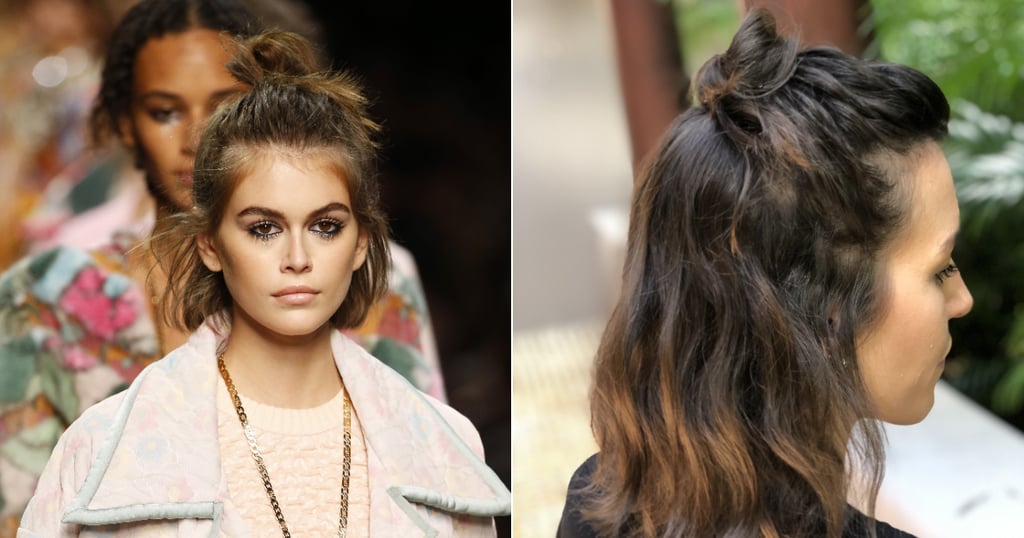 Bob Haircut How To | Braided Top Knot Hairstyle