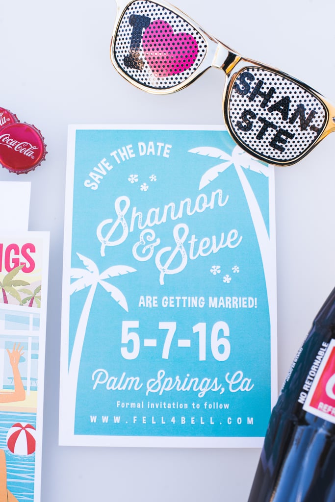 Retro Palm Springs Engagement Photos