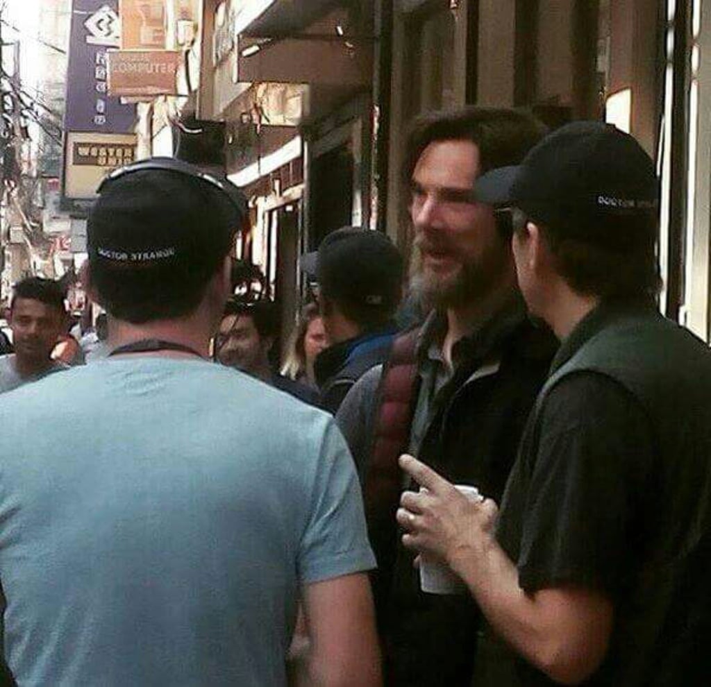 Benedict Cumberbatch Shooting Doctor Strange Pictures