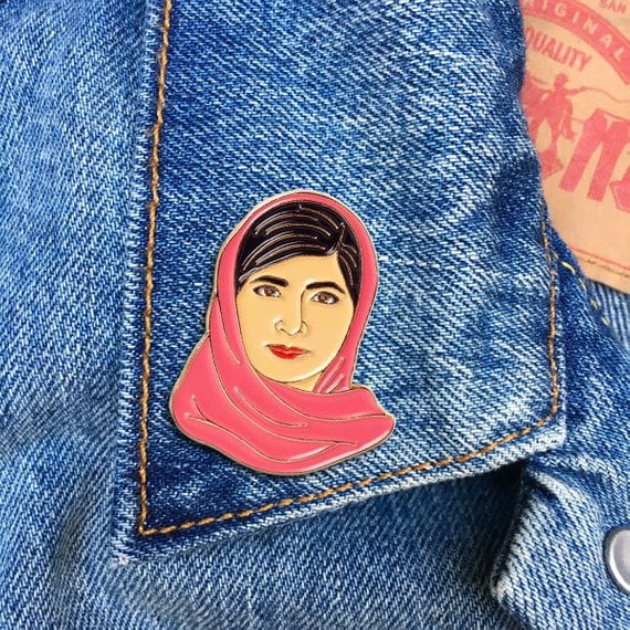Malala Yousafzai Soft Enamel Pin