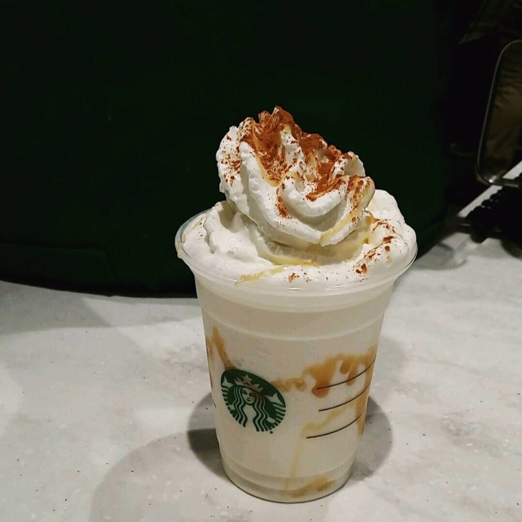 How To Order The Starbucks Apple Pie Frappuccino Popsugar Food