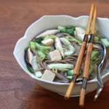 Vegan Miso Soup With Soba Noodles and Mushrooms