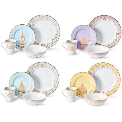 Disney Themed 16 Piece Ceramic Dinnerware Set