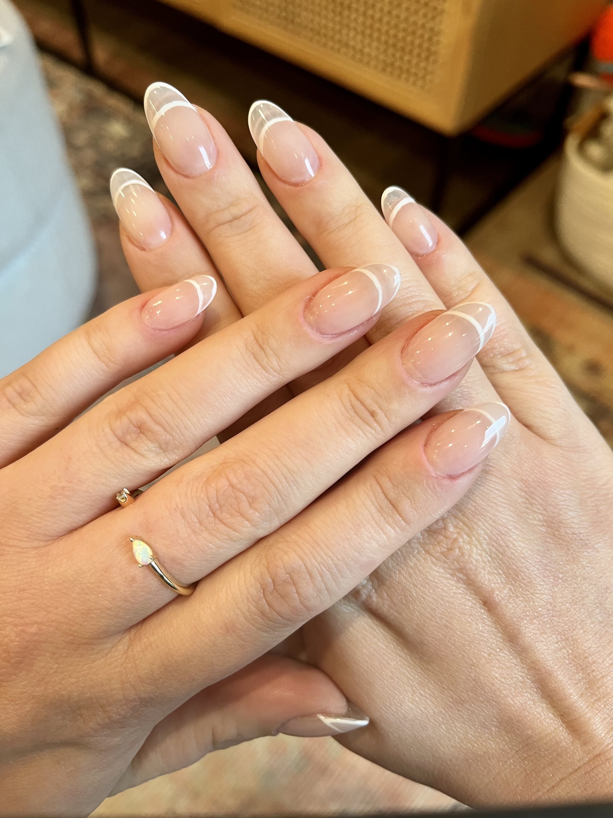 I Tried the Invisible French Manicure Trend: See Photos