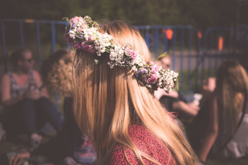 Make a flower crown.